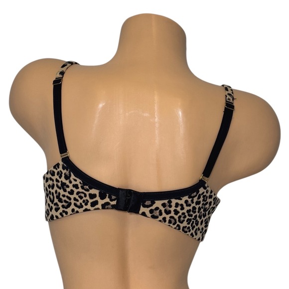 Soma Women's Size 36C Embraceable Full Coverage Leopard Print Underwire Bra - Picture 4 of 6